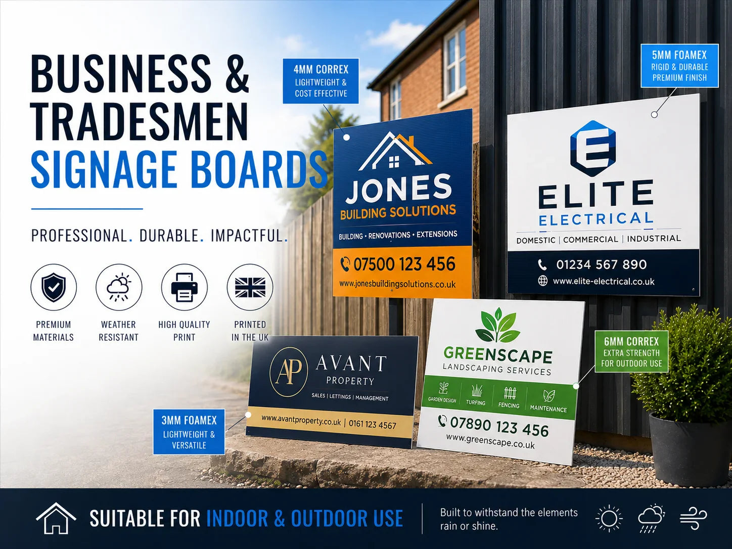 Business & Tradesmen Signage