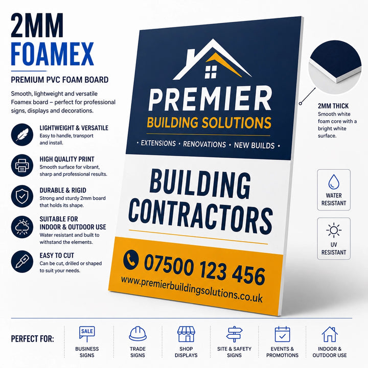 2mm Foamex