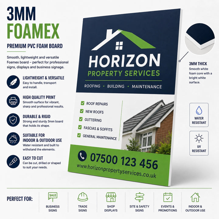3mm Foamex