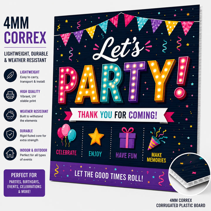 4mm Correx - Event Signage