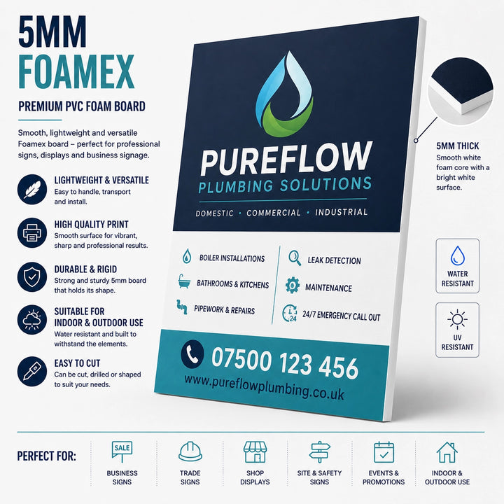 5mm Foamex