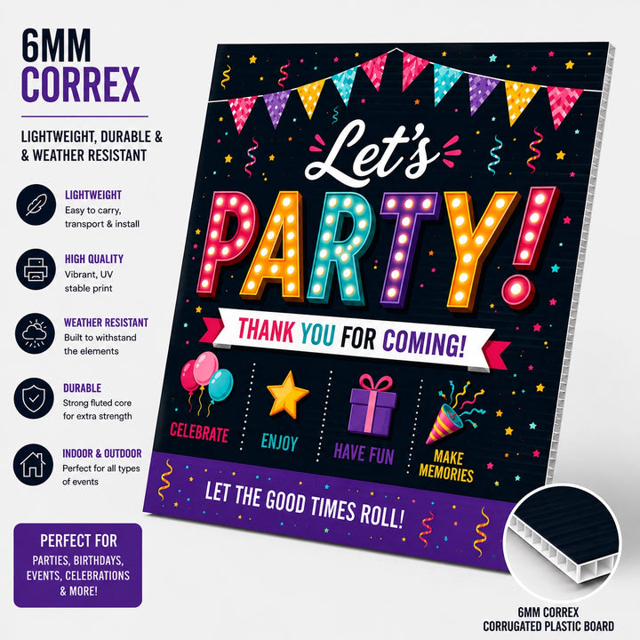 6mm Correx - Event Signage