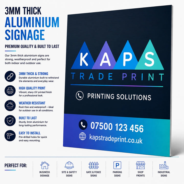 3mm Aluminium - Business Signage