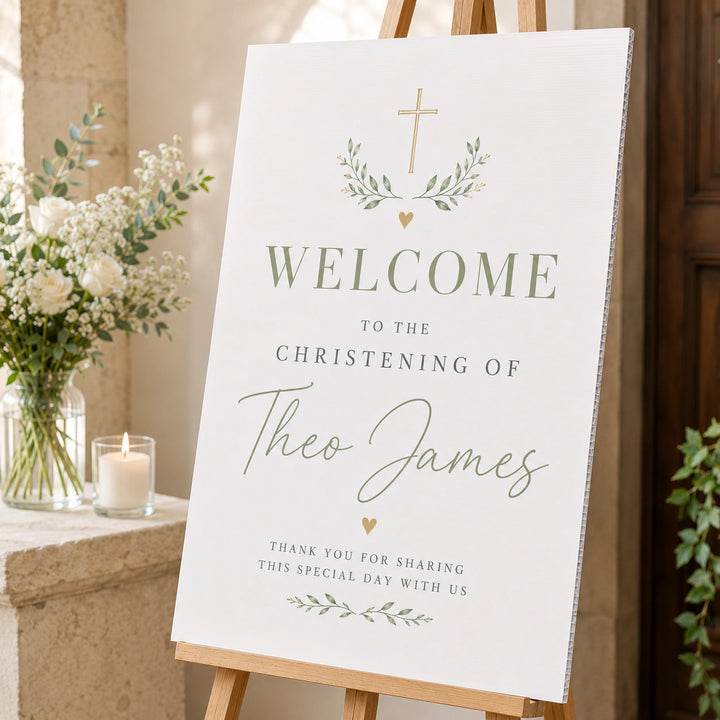 Christening Welcome Signs