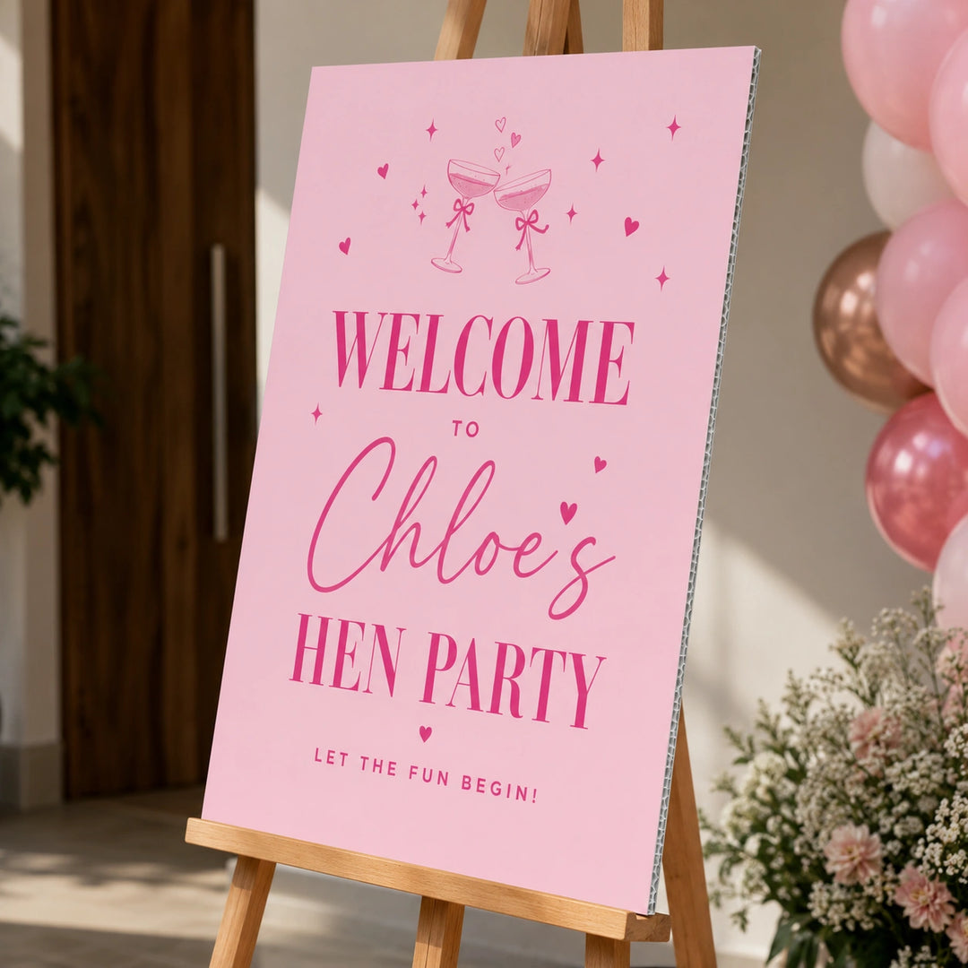 Hen Party Welcome Signs