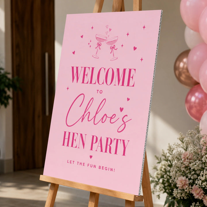 Hen Party Welcome Signs