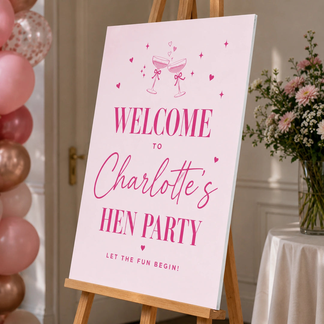 Hen Party Welcome Signs