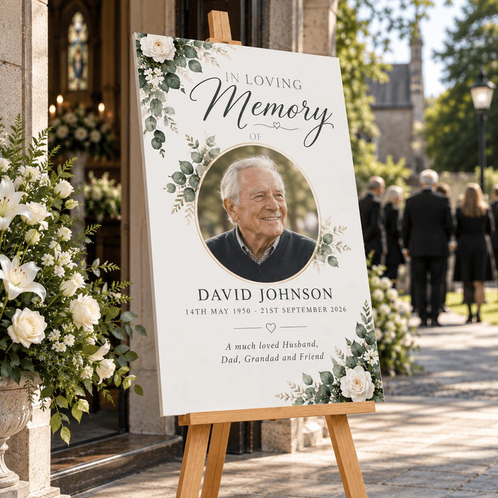 Funeral Welcome Signs