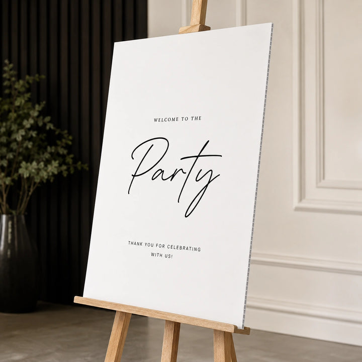 Party Welcome Signs
