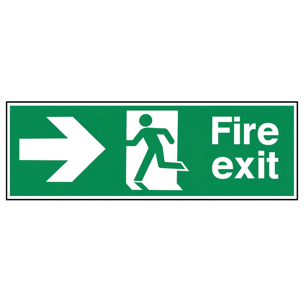 Fire Exit Arrow Right Sign